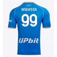 SSC Napoli Frank Anguissa #99 Replica Home Shirt 2023-24 Short Sleeve